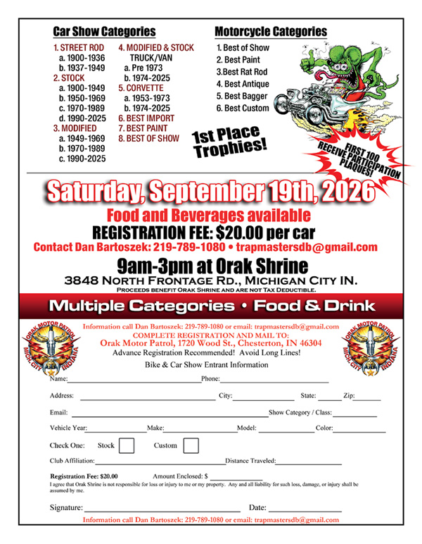 Car & Motorcycle Show Back